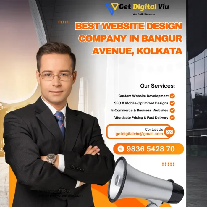 Best Website Design Company In Bangur Avenue, Kolkata _ Get Digital Viu