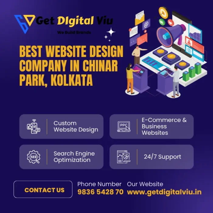 Best Website Design Company In Chinar Park, Kolkata _ Get Digital Viu