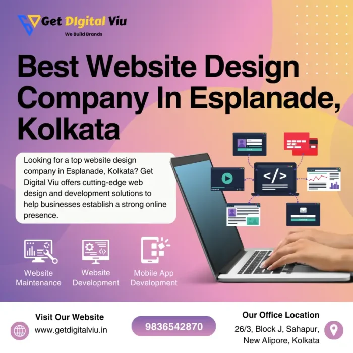 Best Website Design Company In Esplanade, Kolkata | Get Digital Viu
