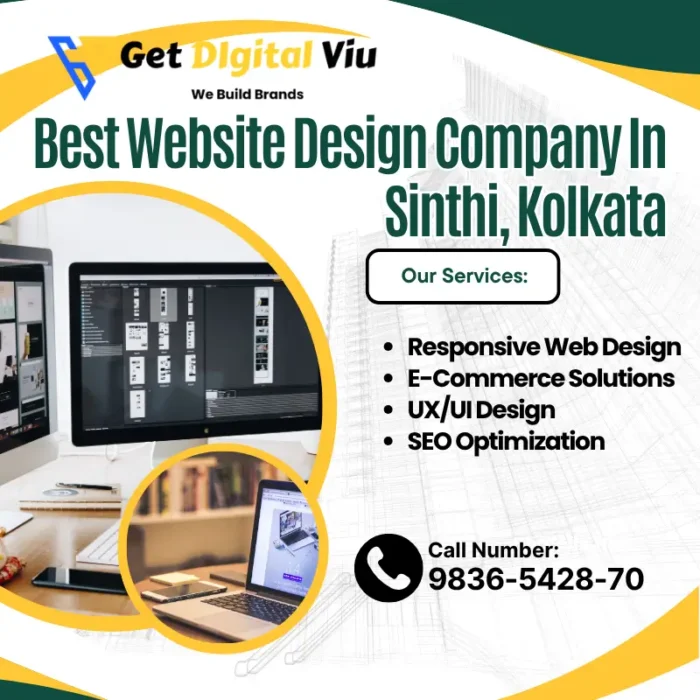 Best Website Design Company In Sinthi, Kolkata | Get Digital Viu