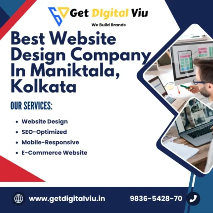 Best Website Design Company In Maniktala, Kolkata | Get Digital Viu